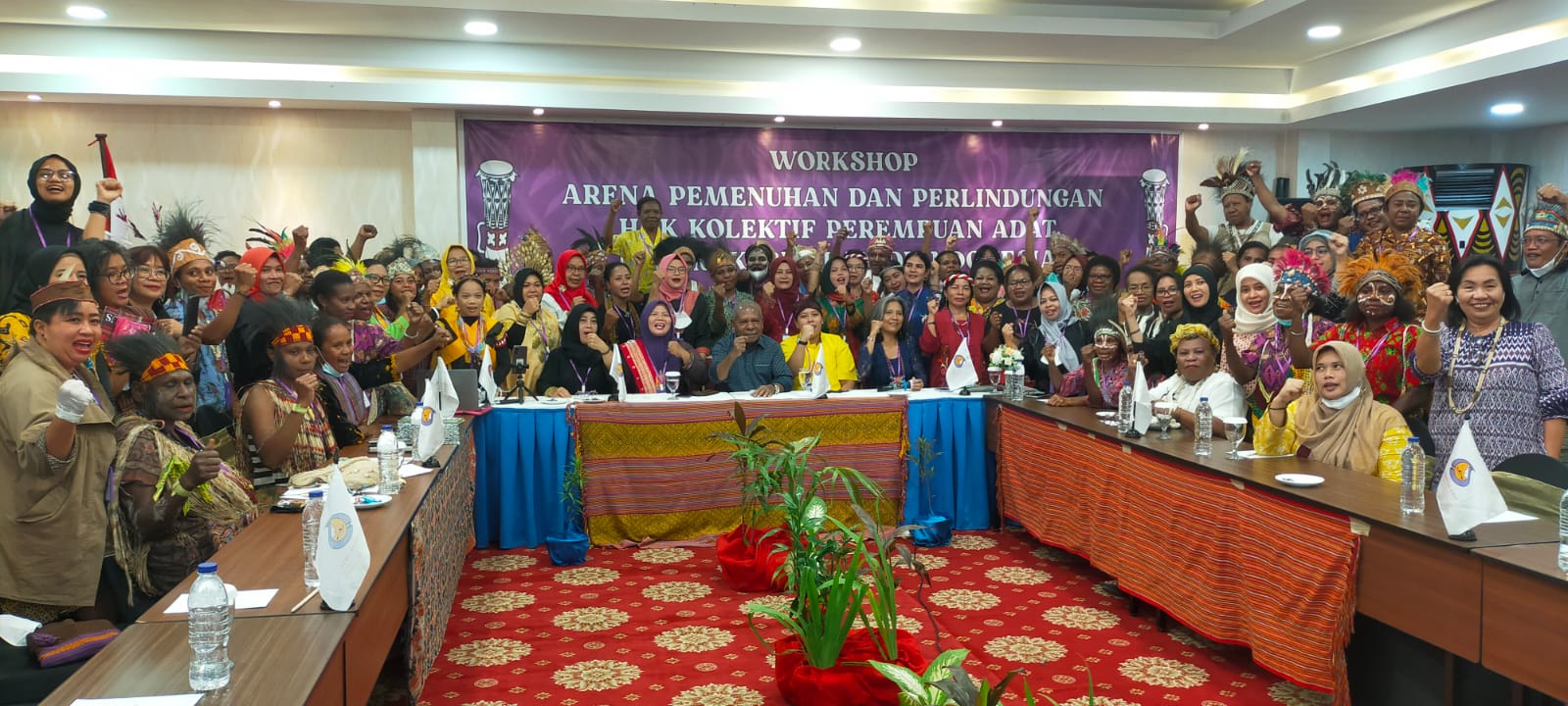 Workshop Perempuan AMAN bertempat di Horex Hotel, Kamis (20/10) Kemarin