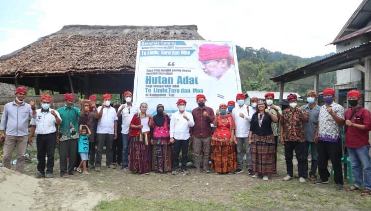 Masyarakat Adat Sigi Sulawesi Tengah Menuntut Hutan Adat Mereka Dikembalikan ( Photo : Antara )