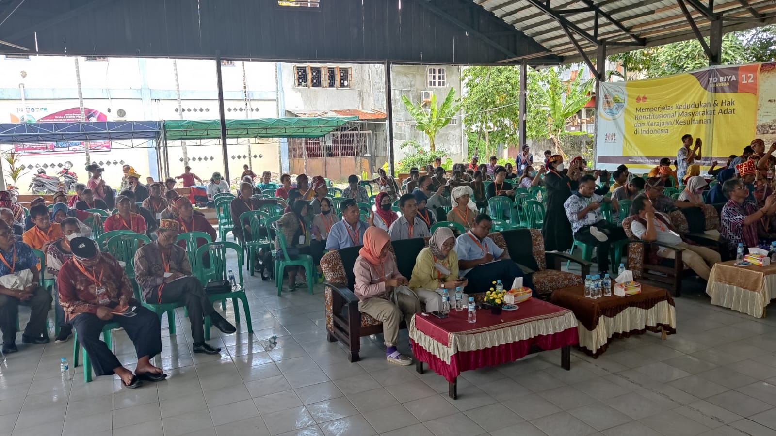 Suasana Sarasehan AMAN di Obhe Sereh, Distrik Sentani, Kabupaten Jayapura.